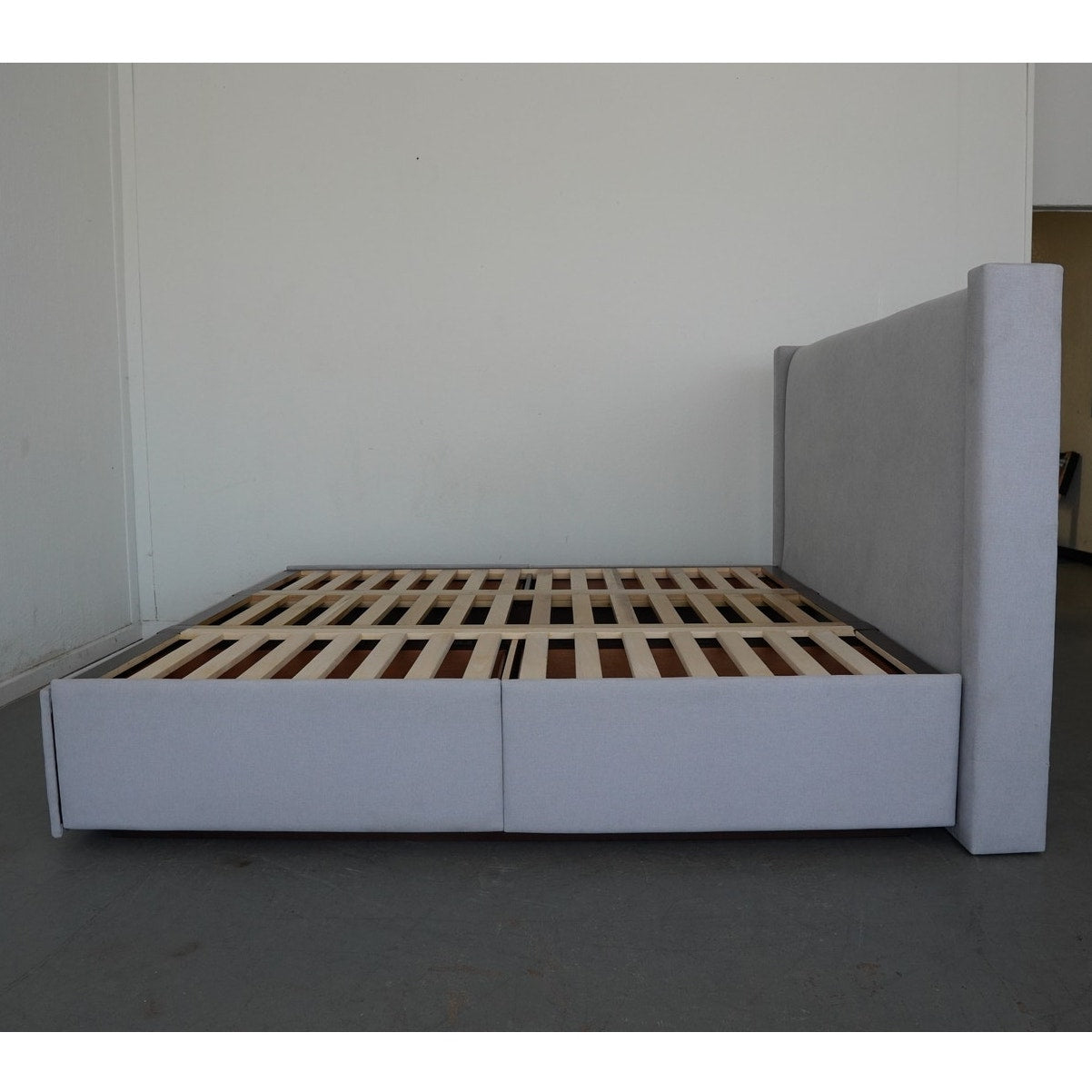 Pottery Barn Harper Upholstered Storage Platform King Bed