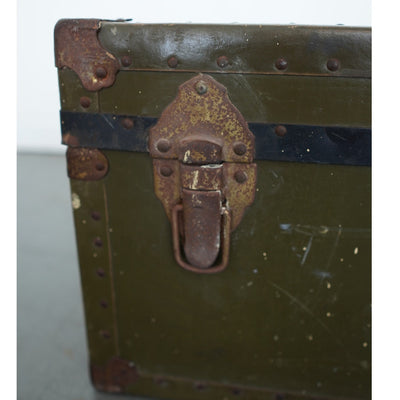 Vintage Military-Style Trunk