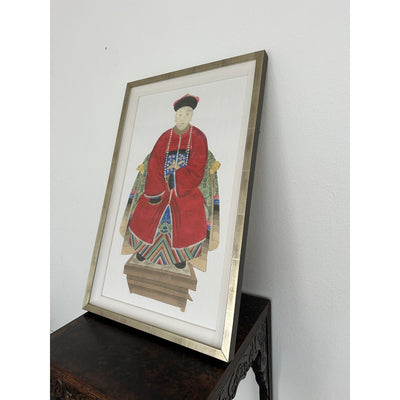 Neiman Marcus Regal Asian Figure Statuette Print I & II (Set of 2)