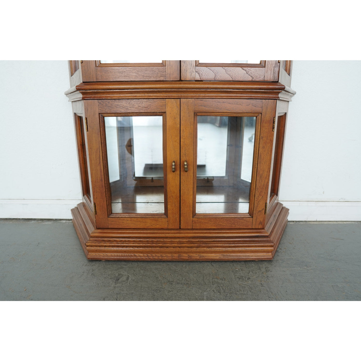 Lighted Curio Cabinet with Glass Doors
