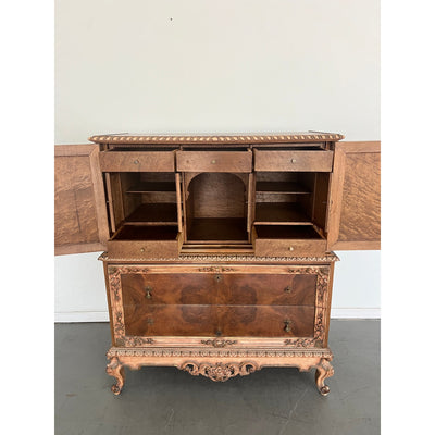 Antique French Rococo Revival Tallboy Chest