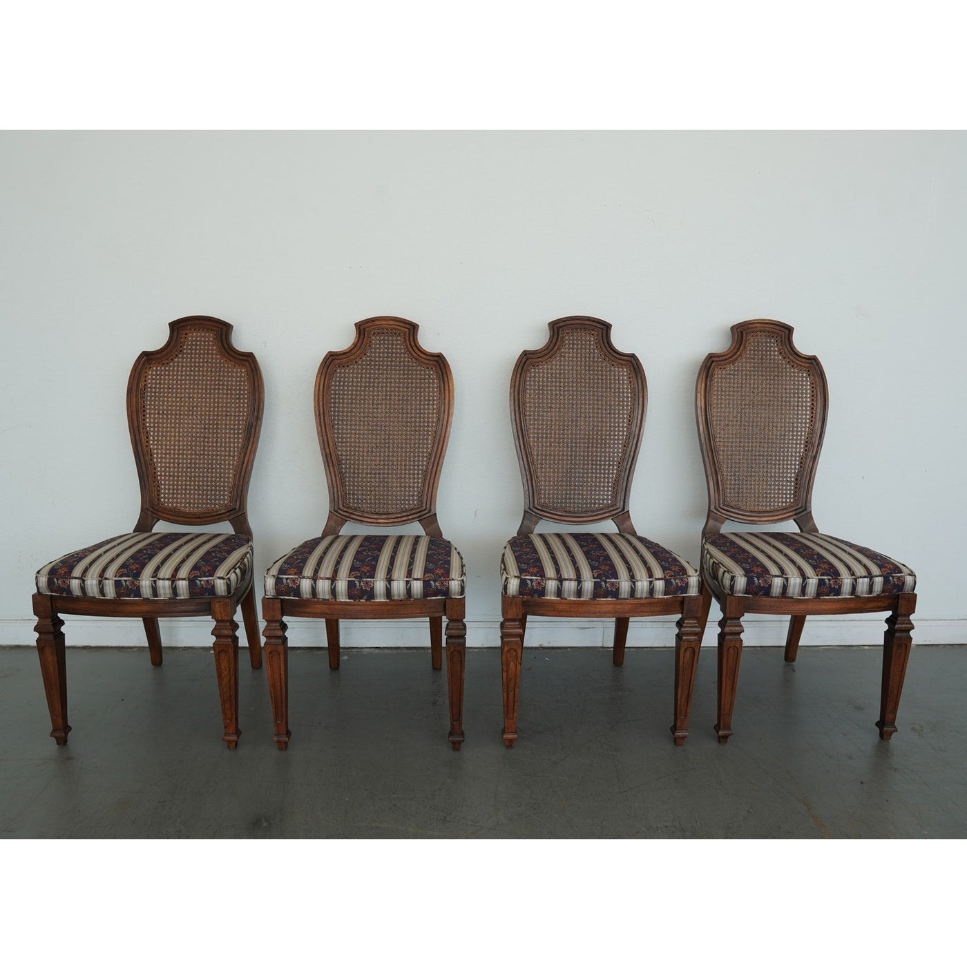 Vintage Century Furniture Louis XVI-Style Cane Back Dining Chairs (Set of 6)
