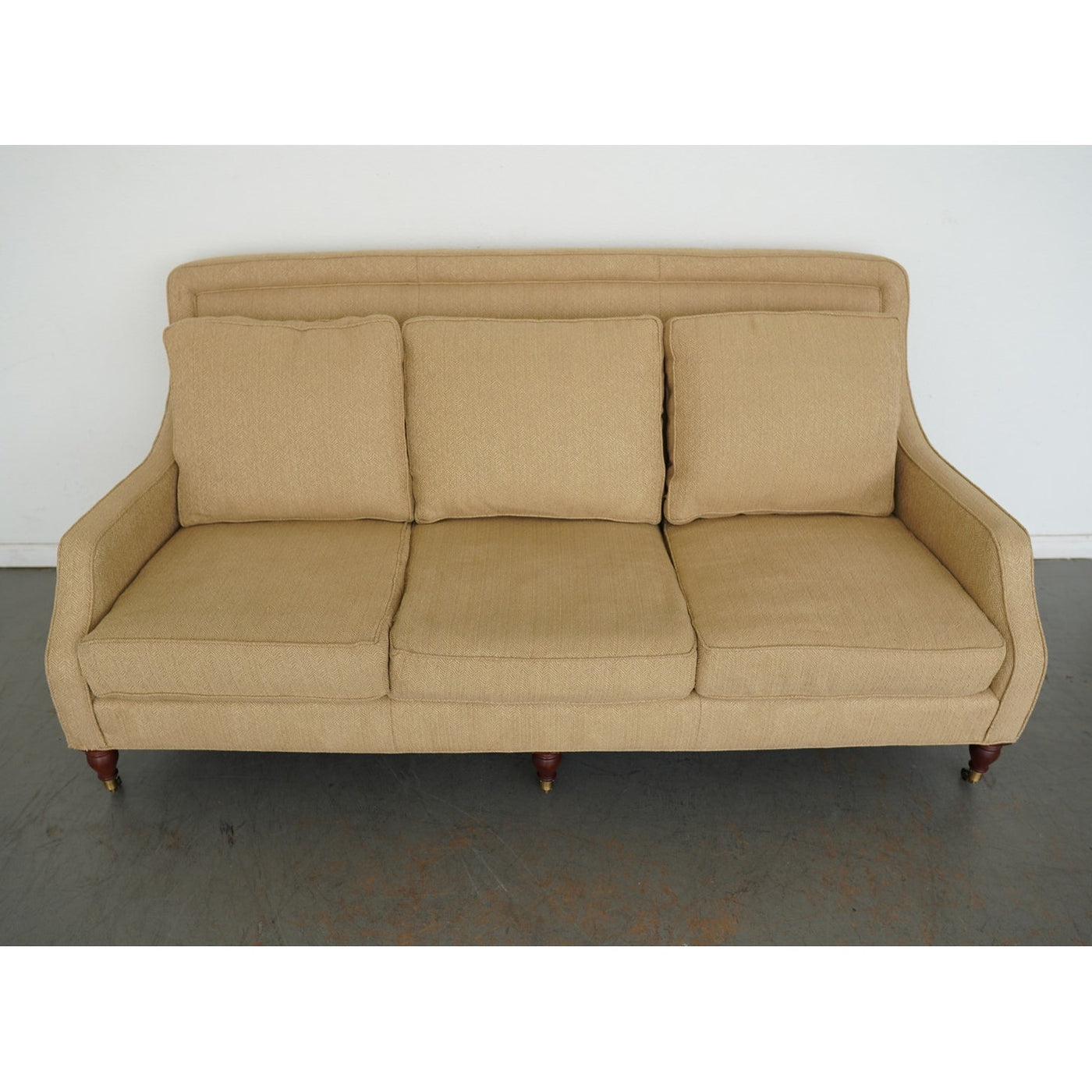 Vanguard Camel Upholstered Sofa