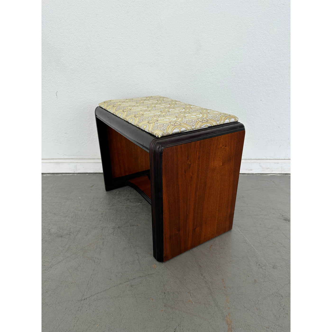 Vintage Doernbecher Furniture Co. Art Deco Waterfall Vanity & Stool