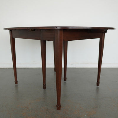 Vintage Mahogany Drop-Leaf Dining Table