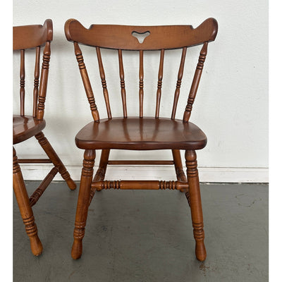 Vintage Tell City Andover Maple Spindle Back Chair (Set of 4)