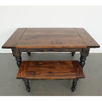 Handmade Farmhouse Table & Bench