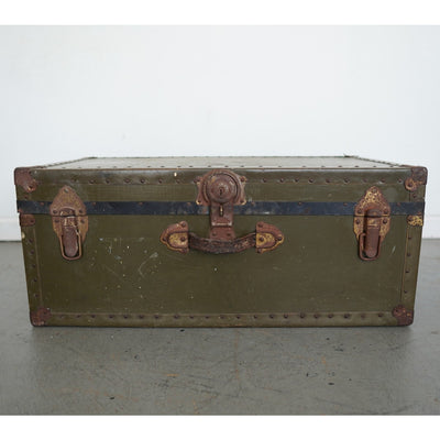 Vintage Military-Style Trunk