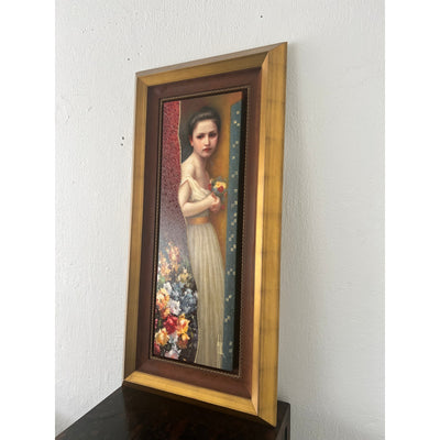 Manaz Limited Edition Wall Art – “Girl with Flowers”