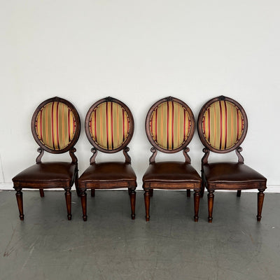 Vintage Drexel Heritage Oval Back Dining Chair (Set of 4)