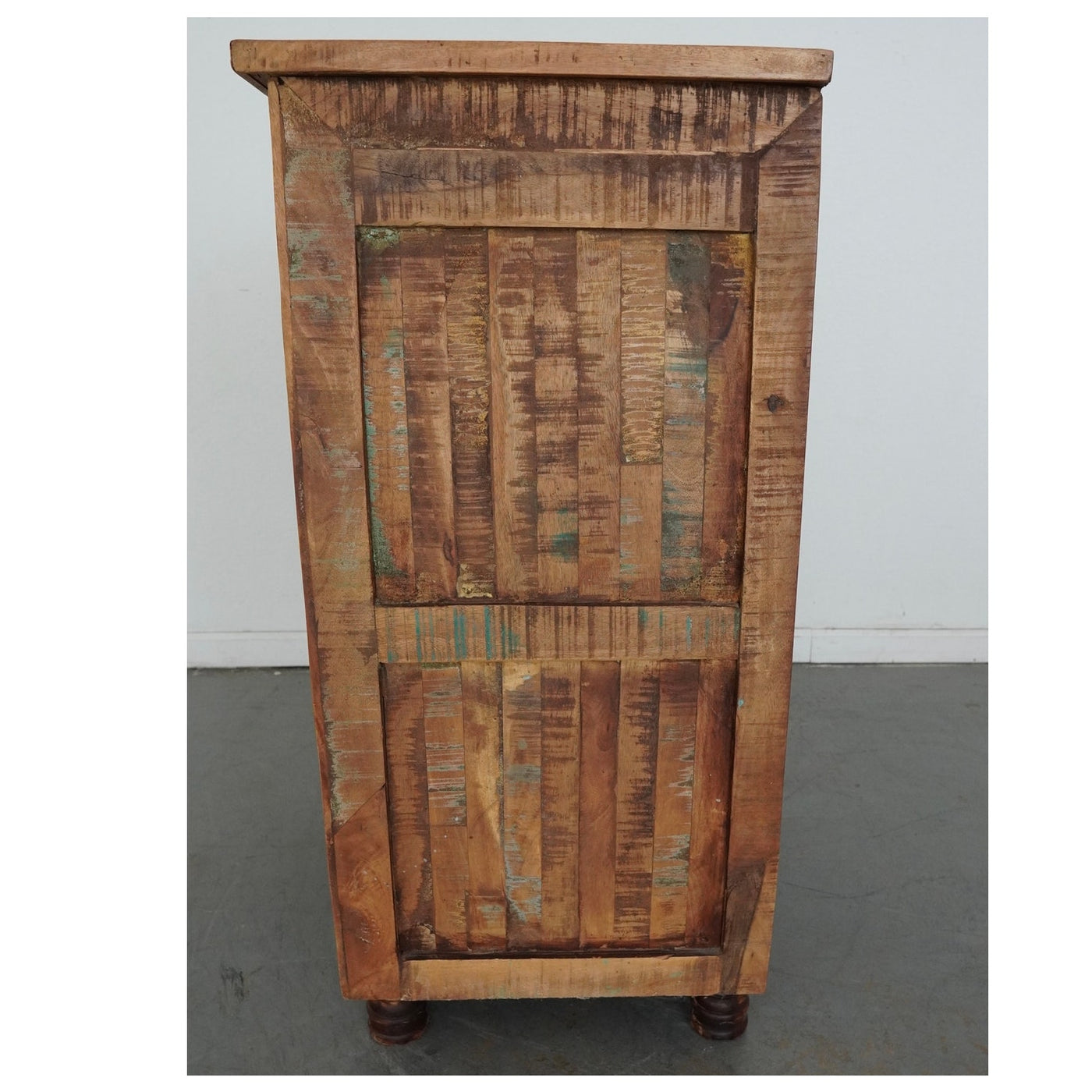 European Reclaimed Wood Wine Cabinet