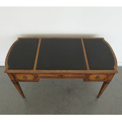 Baker Furniture Leather Top Plat Desk