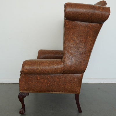 Hancock & Moore George III Tufted Wing Chair