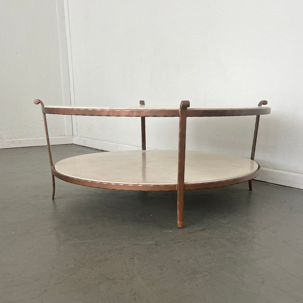 Serena & Lily St. Germain Stone Coffee Table