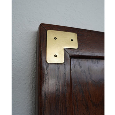 Vintage Henredon Campaign-Style Queen Headboard