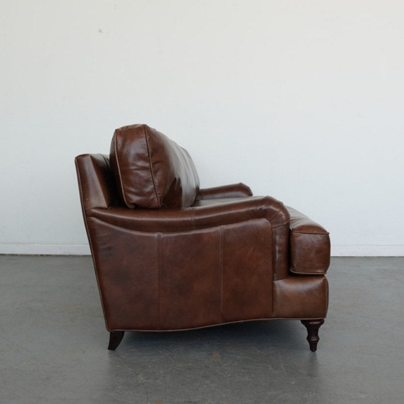 Ballard Designs Wynne Leather Sofa