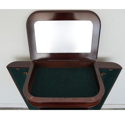 Powell Mahogany Finish Jewelry Armoire