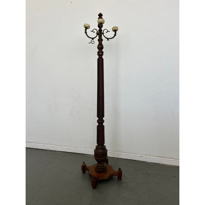 Antique German Barley Twist Hall Tree