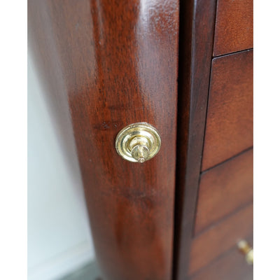 Powell Mahogany Finish Jewelry Armoire