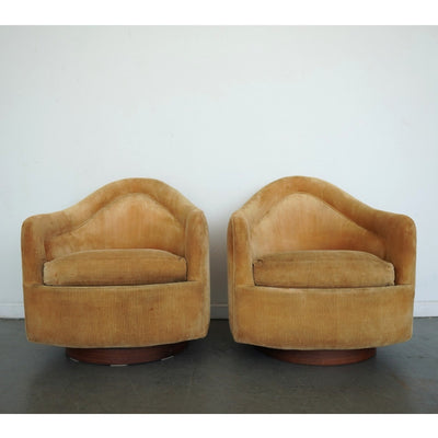 Thayer Coggin Tear Drop Swivel-Tilt Chair (Set of 2)