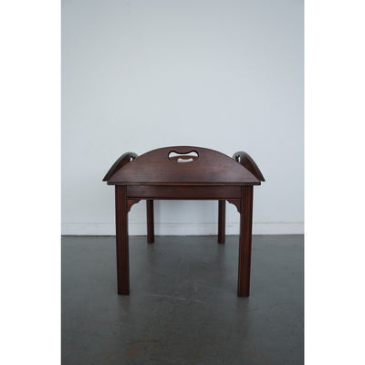 Vintage Baker Furniture Mahogany Butler’s Tray Coffee Table