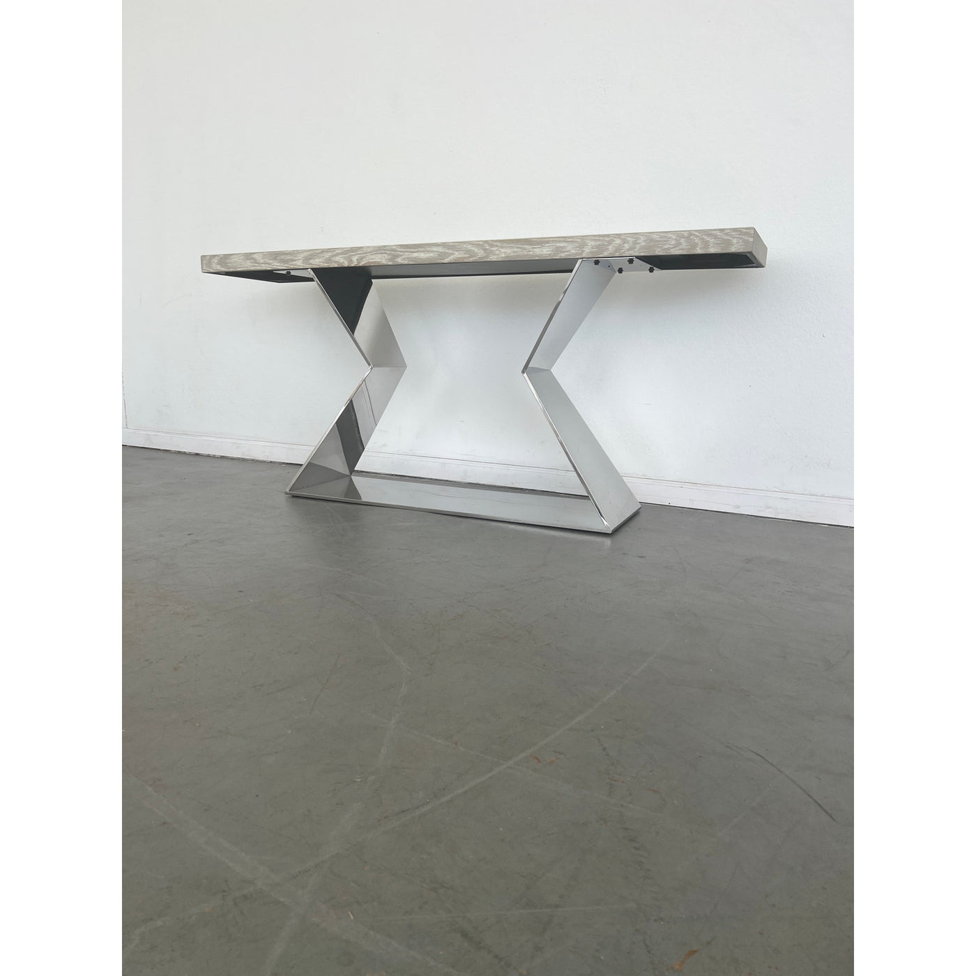 Zin Home Eloquence Coastal Grey Console Table