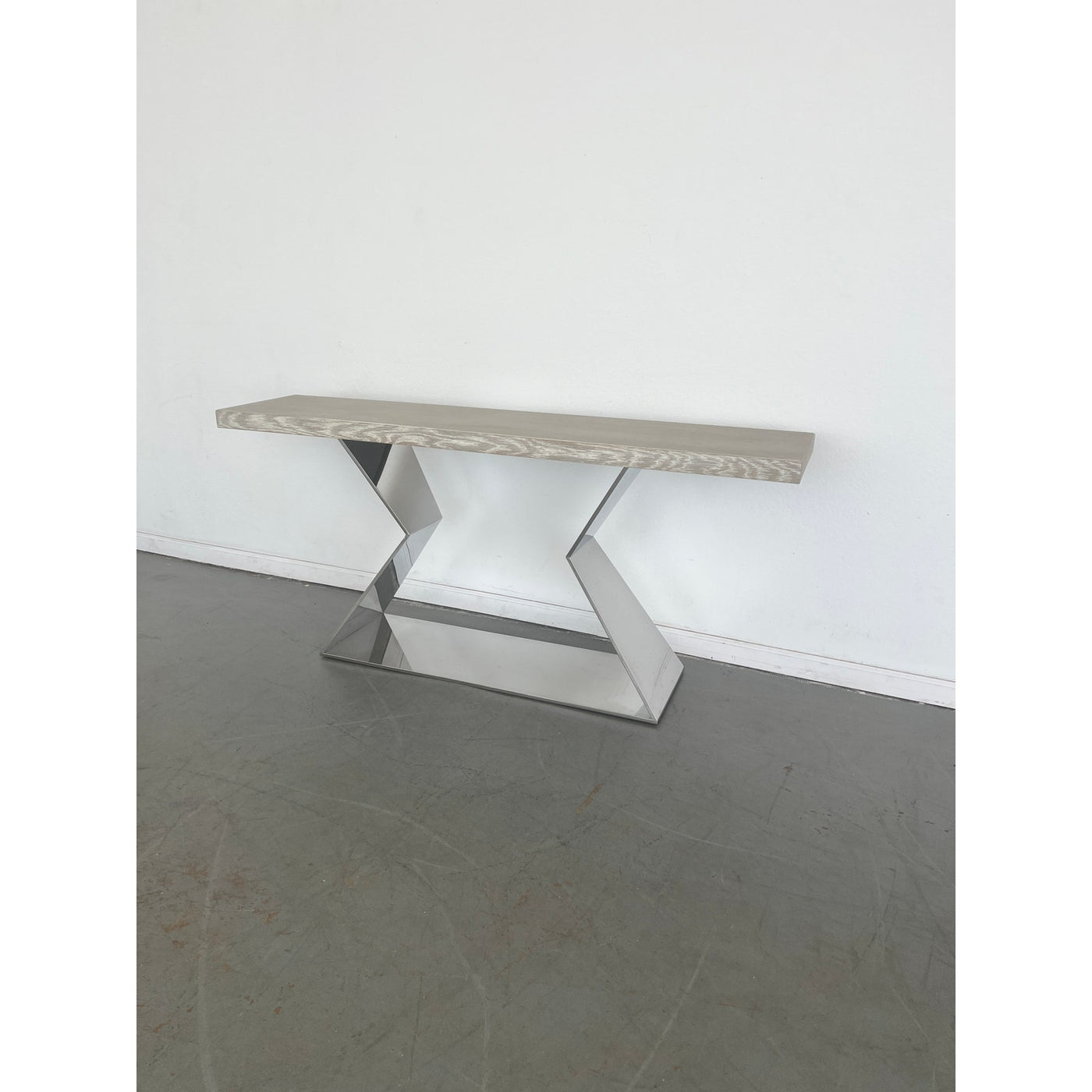 Zin Home Eloquence Coastal Grey Console Table