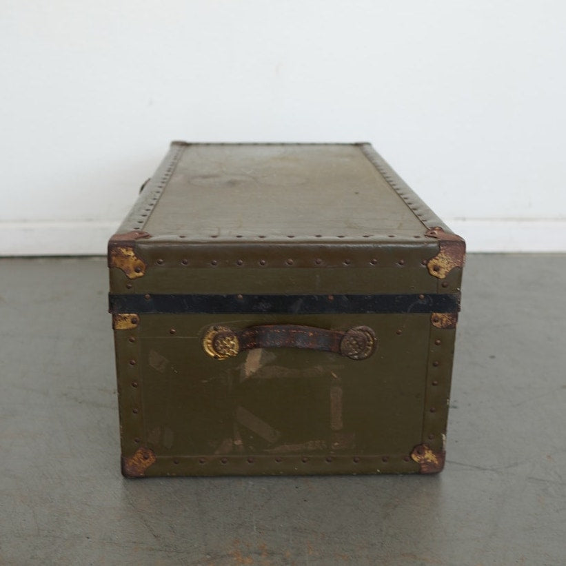 Vintage Military-Style Trunk