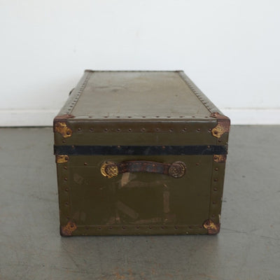 Vintage Military-Style Trunk