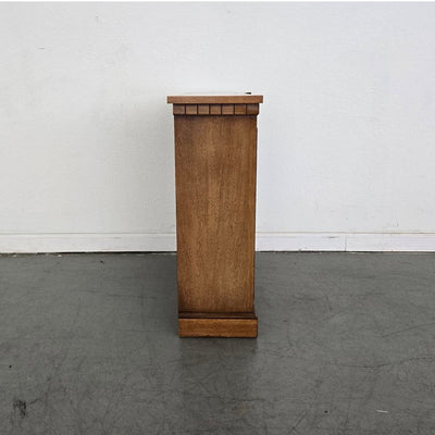 Vintage Drexel Triune Demilune Cabinet