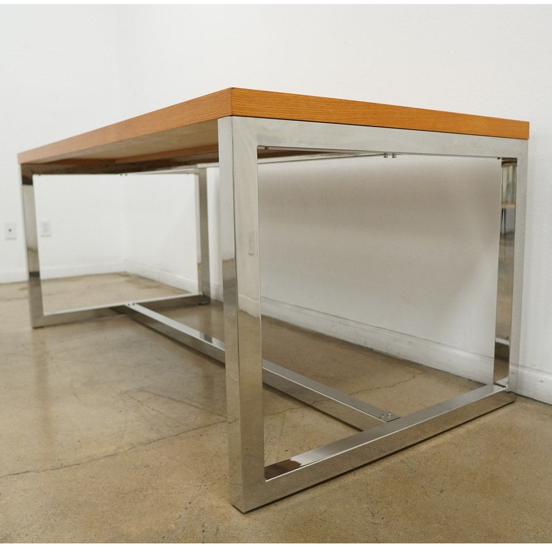 Vintage Modern Oak Conference Table – Lu and Home