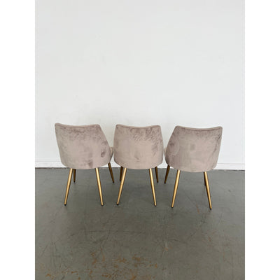 World Market Leilani Channel Back Upholstered Dining Chairs