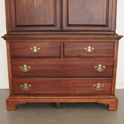 Vintage American Drew Cherry Grove Armoire