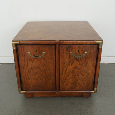 Vintage Drexel Accolade II Campaign Side Table