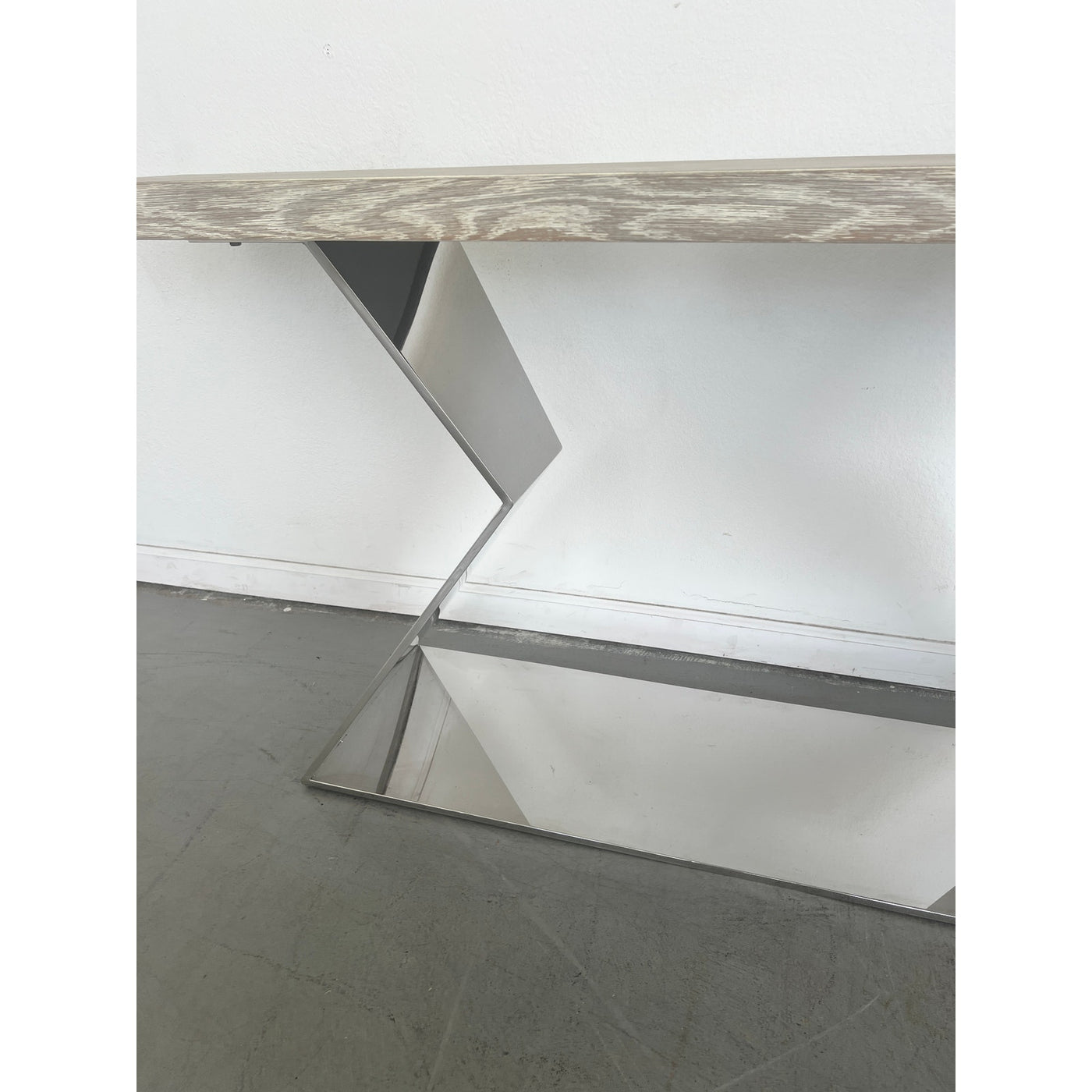 Zin Home Eloquence Coastal Grey Console Table