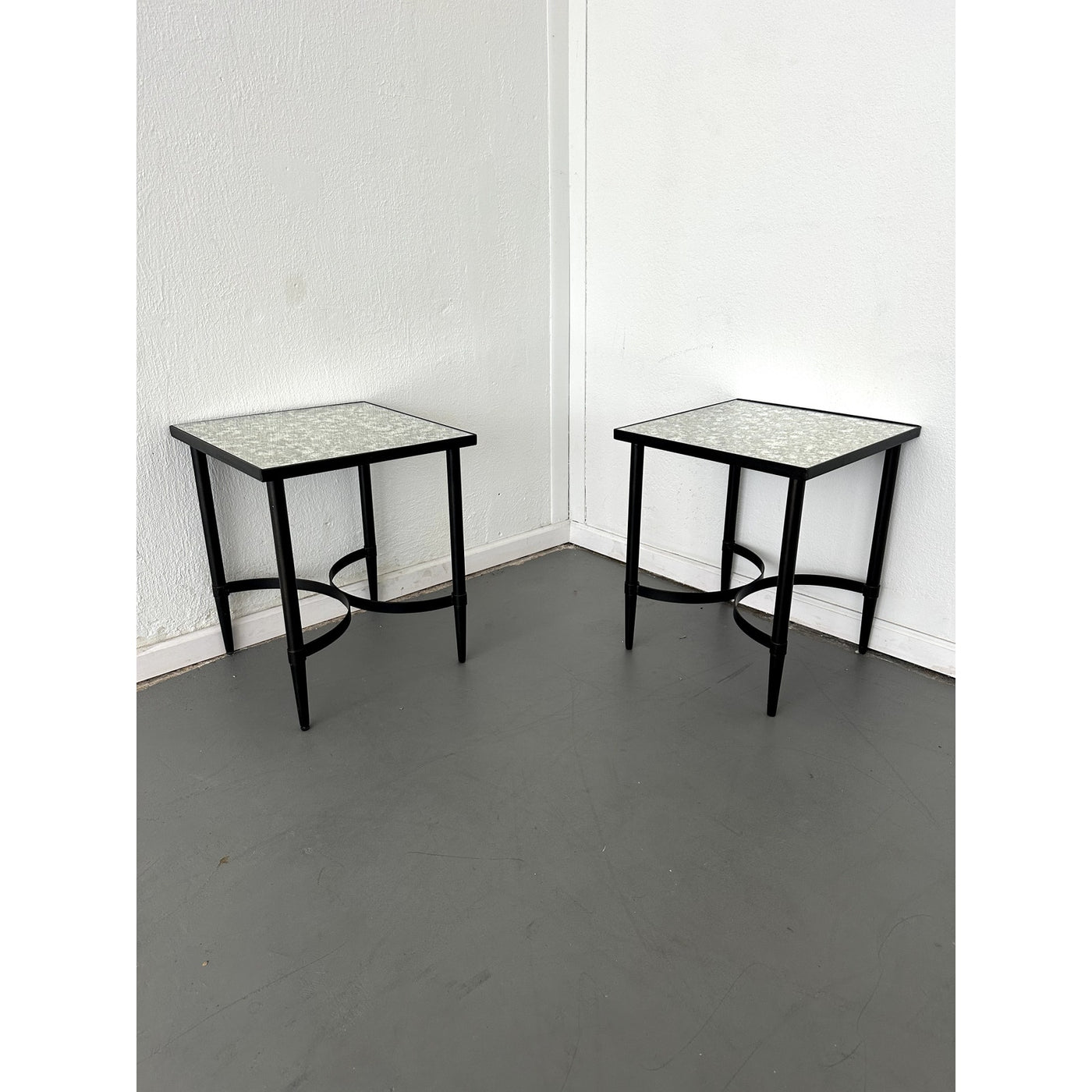 Mercury Glass Side Tables
