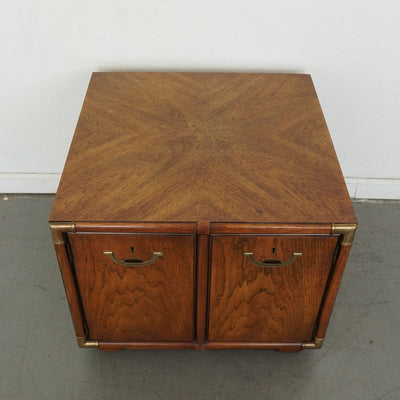 Vintage Drexel Accolade II Campaign Side Table