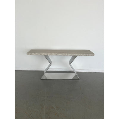 Zin Home Eloquence Coastal Grey Console Table