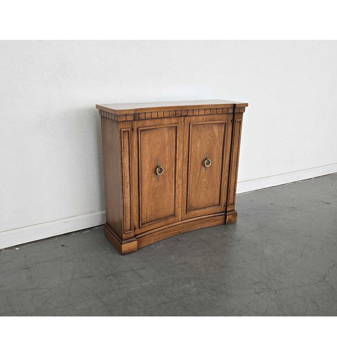 Vintage Drexel Triune Demilune Cabinet