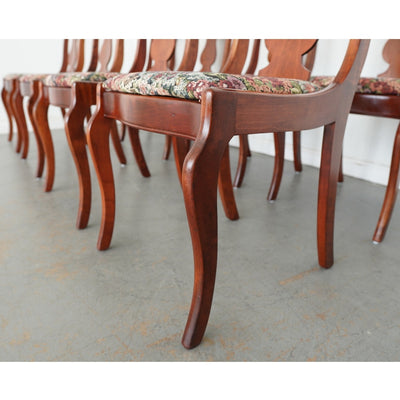 Vintage Pennsylvania House Cherry Gondola Style Dining Chairs (Set of 8)