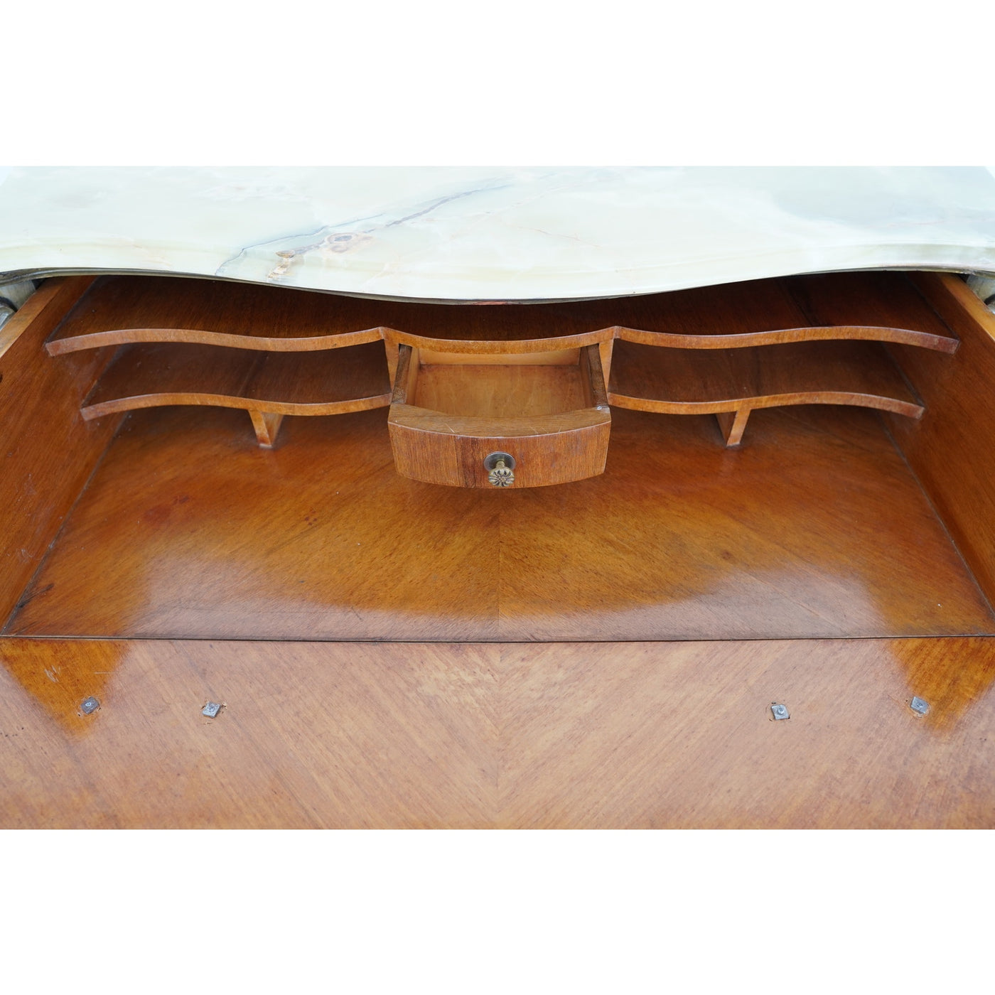 Vintage Louis XV-Style Secrétaire à Abattant