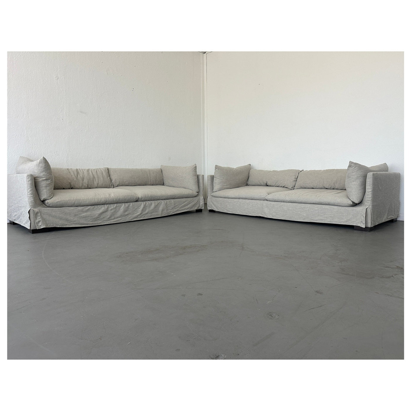 Four Hands Habitat Slipcover Sofa Set