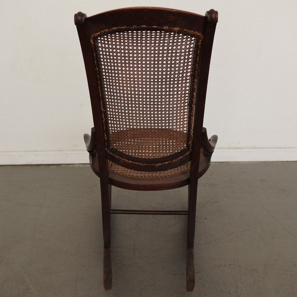 Antique Cane Rocking Chair