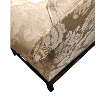 Vintage Chippendale Camelback Sofa