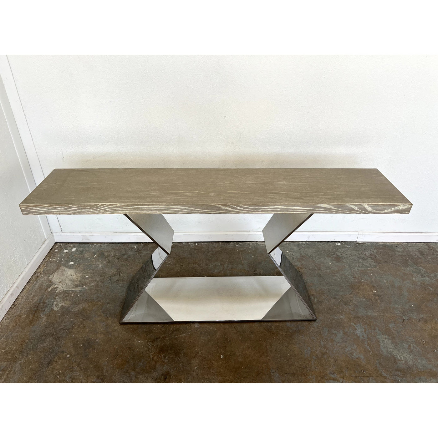 Zin Home Eloquence Coastal Grey Console Table