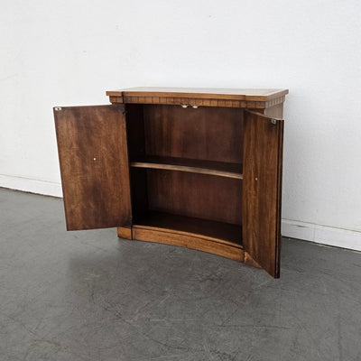 Vintage Drexel Triune Demilune Cabinet