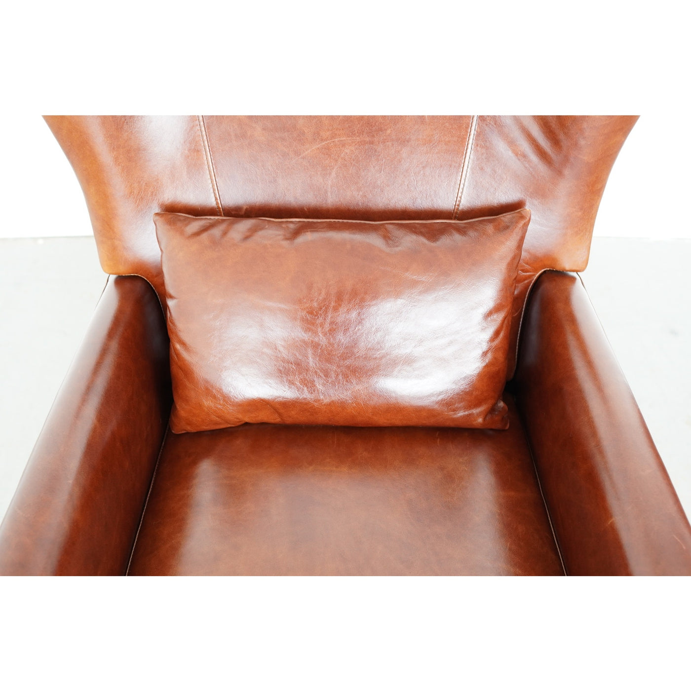 Pottery Barn Champlain Square Arm Leather Recliner