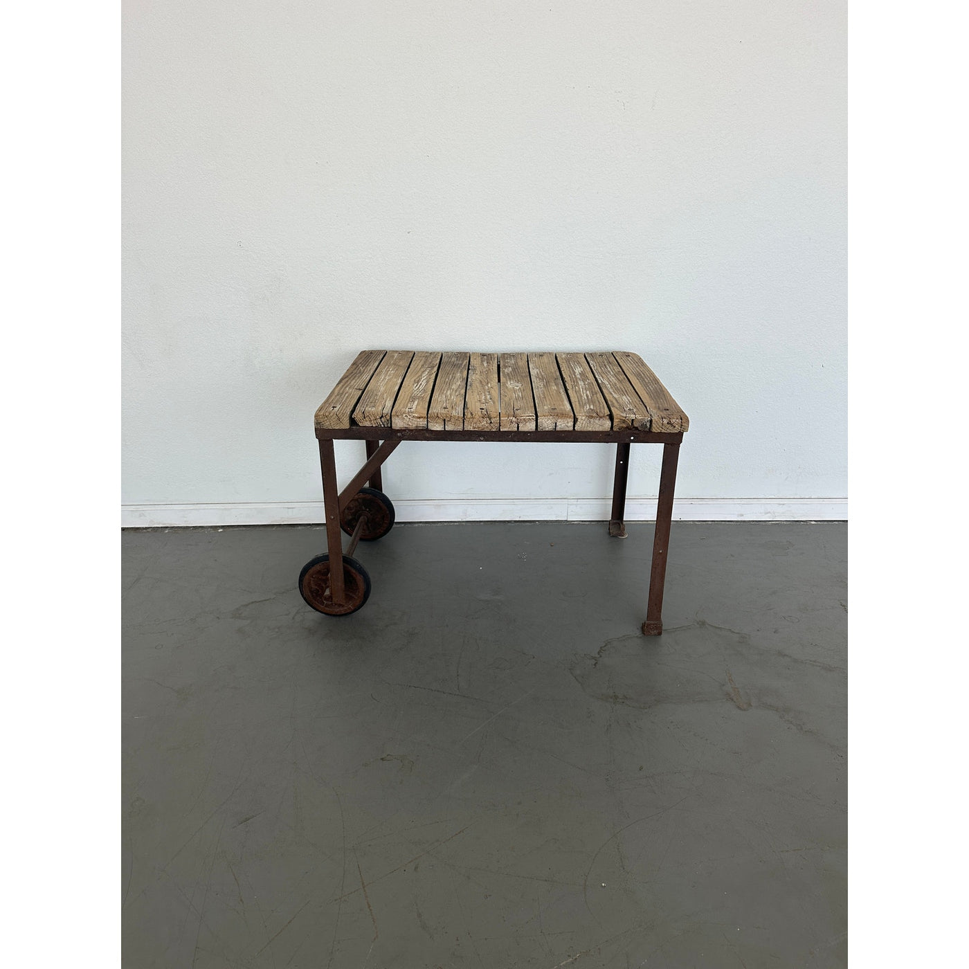 Antique Industrial Rolling Table