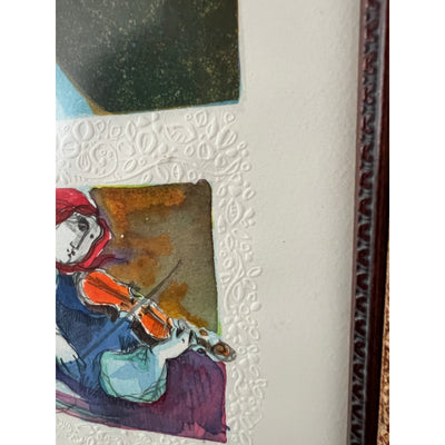 Sunol Alvar “L’Inspiration” Signed 1994 Lithograph with Remarque - Framed