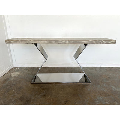 Zin Home Eloquence Coastal Grey Console Table